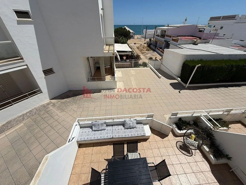Terrasse - Duplex with Sea View in La Antilla - Islantilla