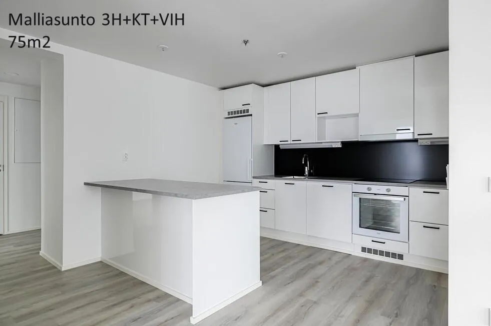 Köök - Modern Flat with Conservatory in Aurinkolahti