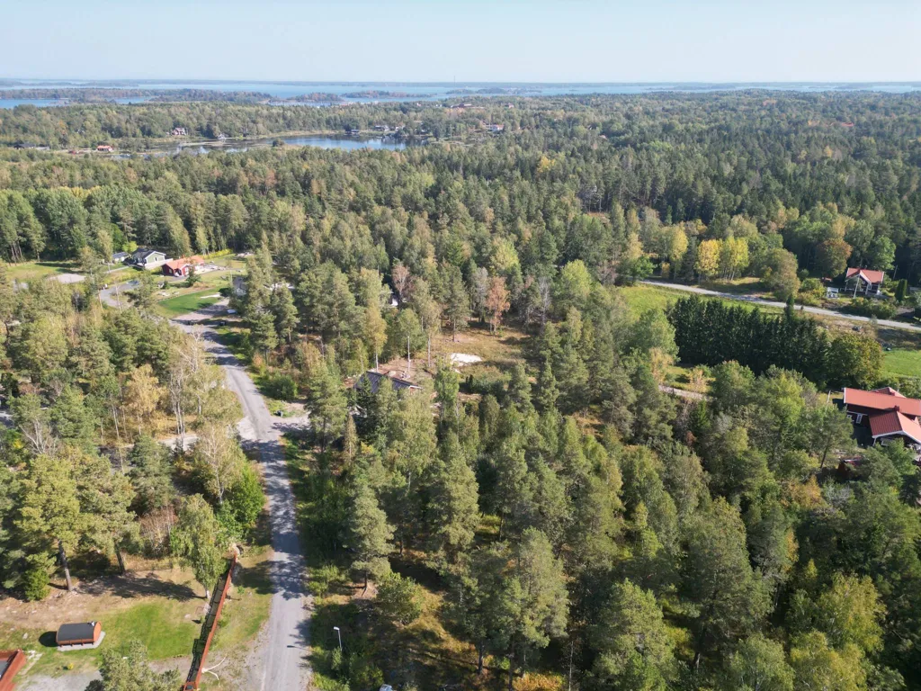 Vista aerea - Plot for House with Cabin in Hensvik