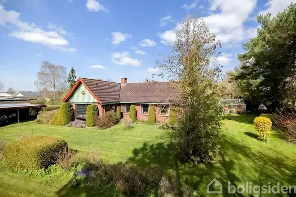 Vue aérienne - 1-Storey Villa with Garden in Sørbymagle