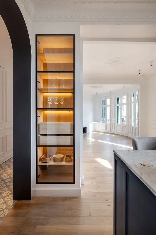 Köök - Apartment with Balcony in Eixample Izquierdo