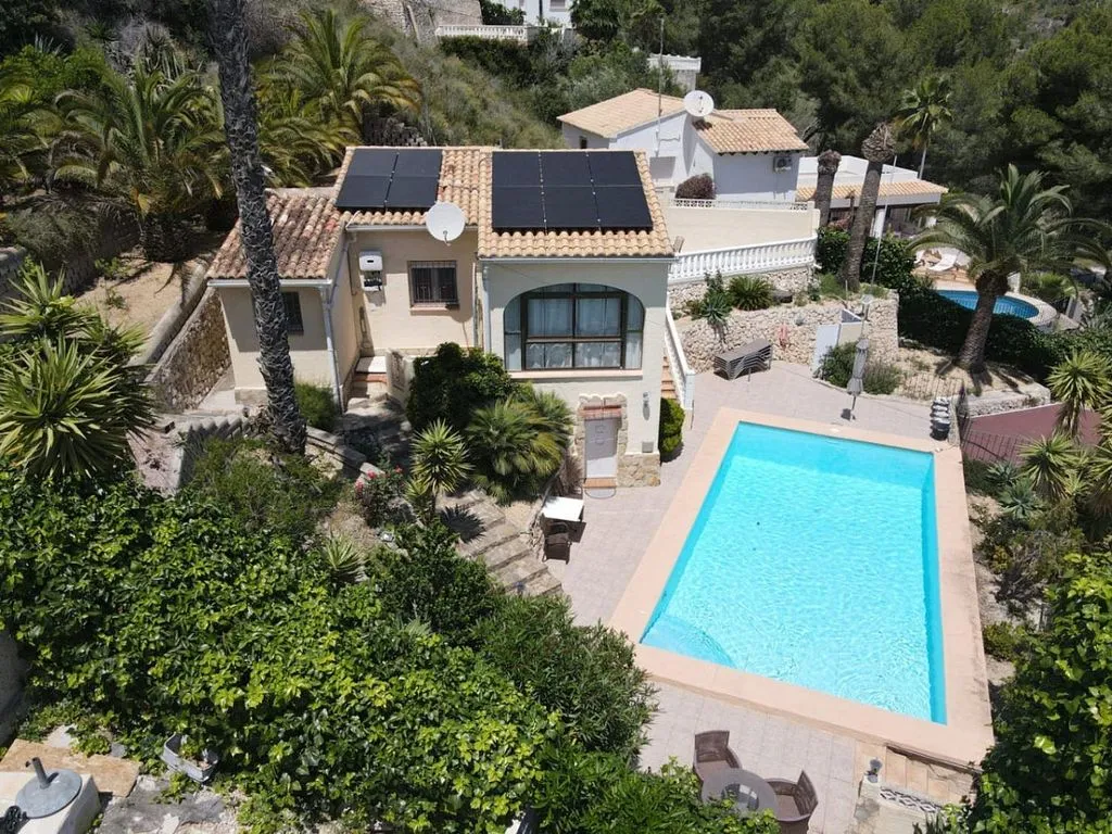 Vue aérienne - Villa with Pool and Terrace in Benissa