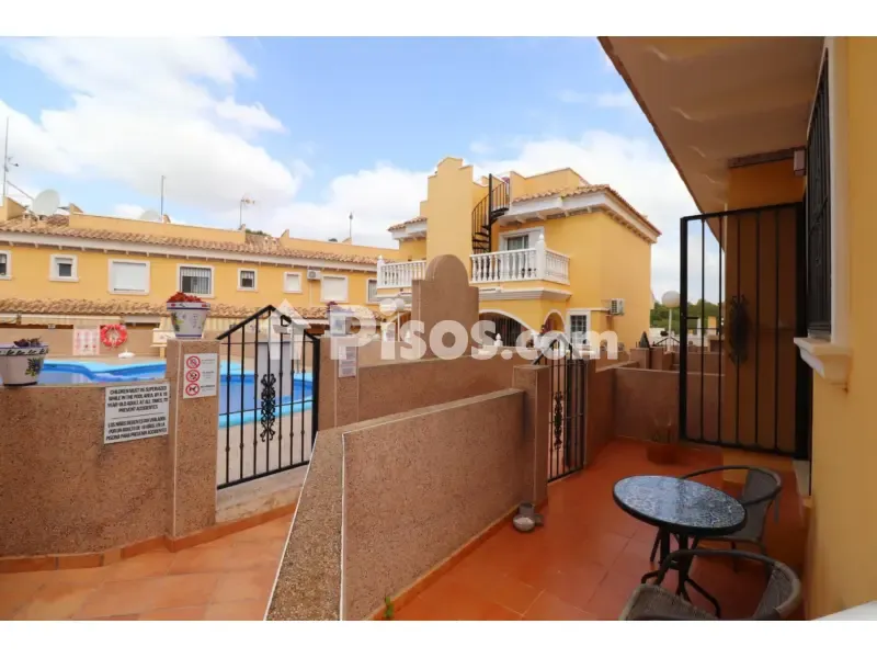 Terrass - East-Facing Semi-Detached House with Pool in Algorfa