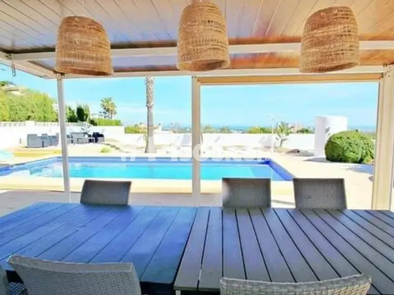 Piscina - Villa with Sea Views in Ortembach, Calpe