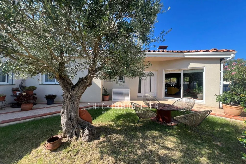 Jardin - Villa Luxueuse avec Vue Montagne à Argelès-sur-Mer