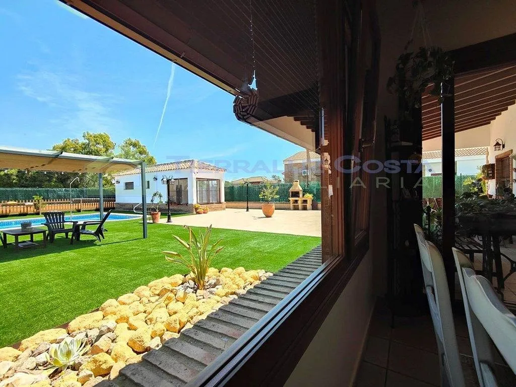 Terrasse - Chalet with Pool and Terraces in Lepe