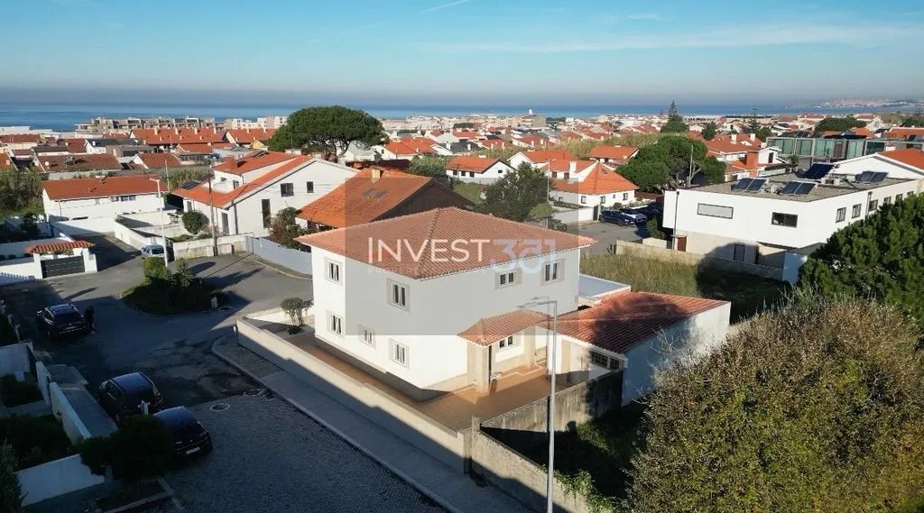 Aerial - Single-Story Villa with Terrace in Porto