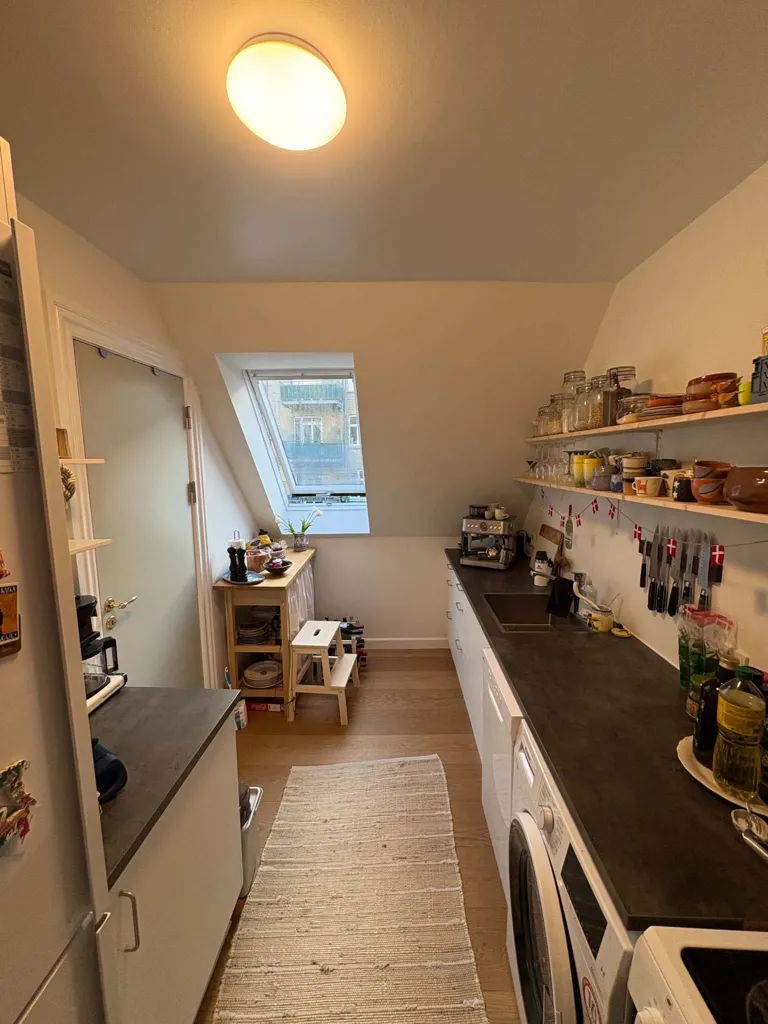 Köök - Compact Flat with Appliances in Denmark