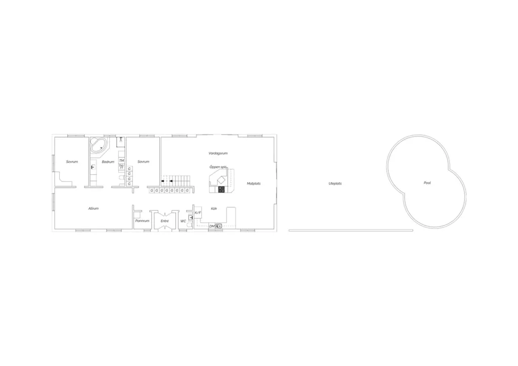 Plan - Equestrian Facility with Pool in Helsingborg
