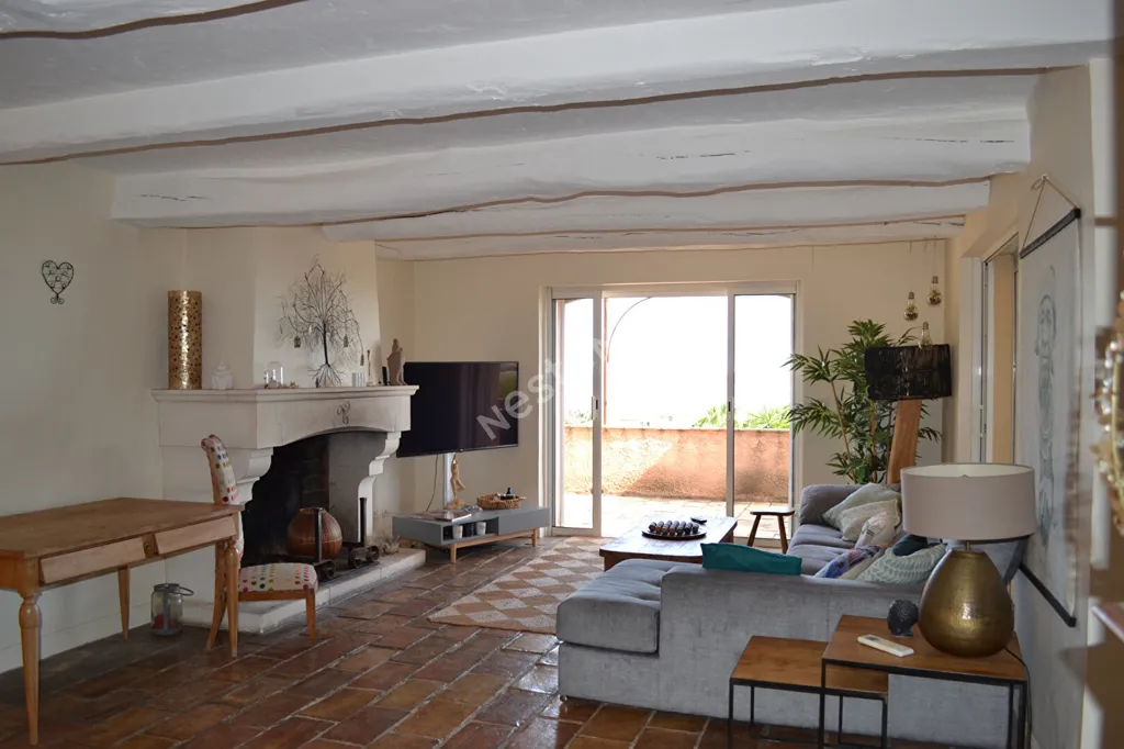 Soggiorno - Villa with Panoramic Sea View in Carqueiranne