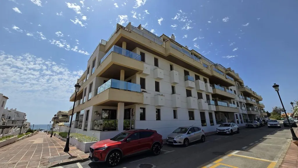 Exterior - Beachfront Apartment with Sea Views in Manilva