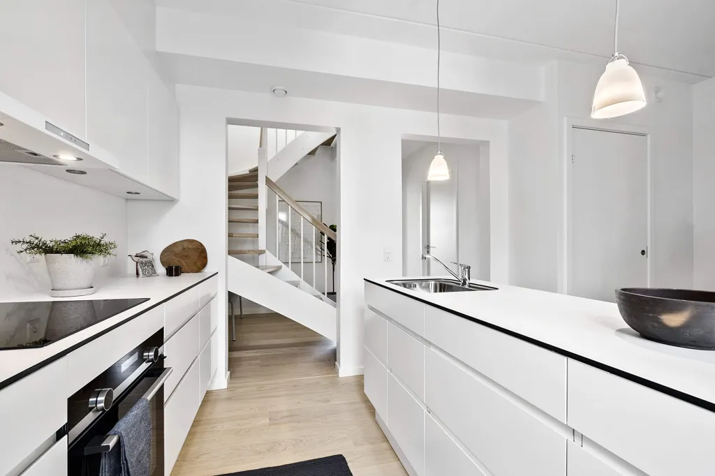 Cucina - Apartment with Private Terrace in Aalborg SV