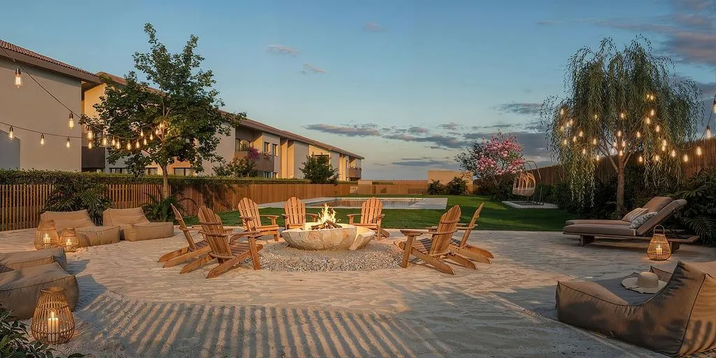 Garden - New Flat with Pool in Ajo, Cantabria