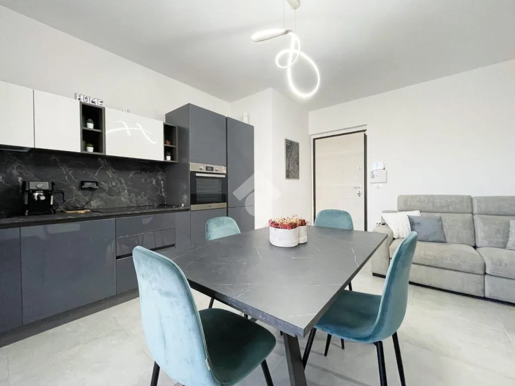 Söögituba - Modern Apartment with Balcony in Central Vasto