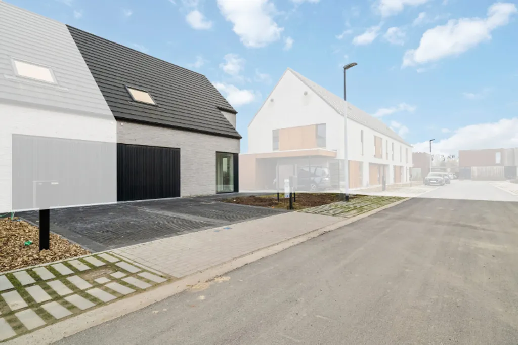 Extérieur - Nouvelle Construction Semi-ouverte avec Terrasse à Hooglede
