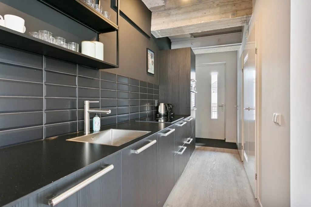 Köök - Shortstay Apartment in Eindhoven Centre