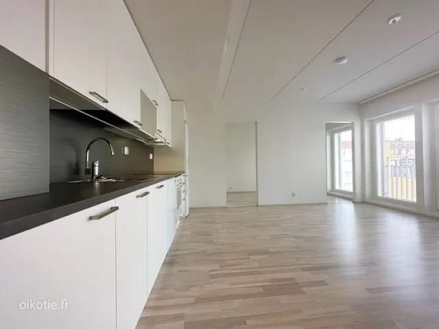 Köök - Modern Flat with City Centre Views in Oulu