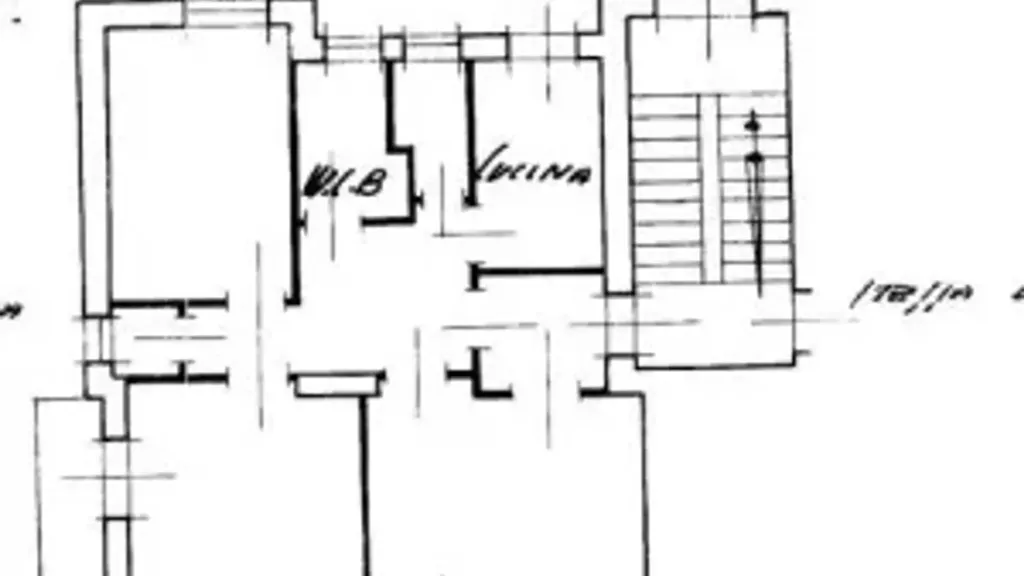 Plan - Trilocale with Private Outdoor Space in Messina