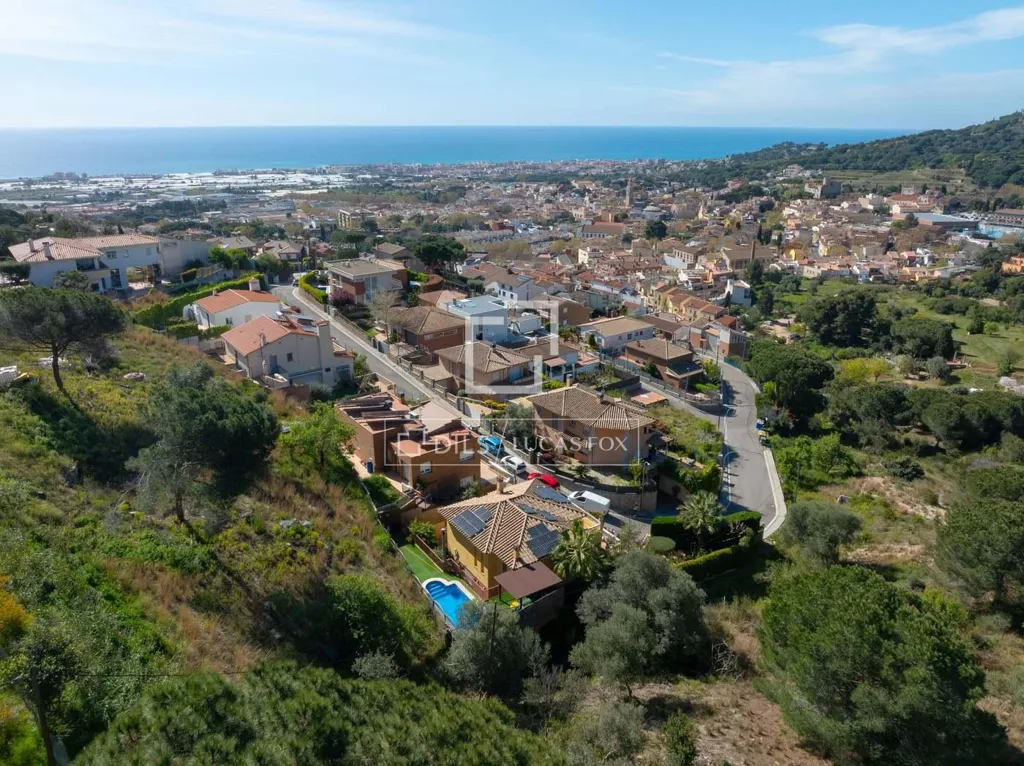 Vue aérienne - Detached House with Pool in Vilassar de Dalt