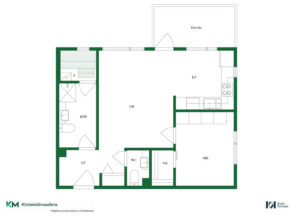 Planimetria - Apartment with Sauna in Rovaniemi