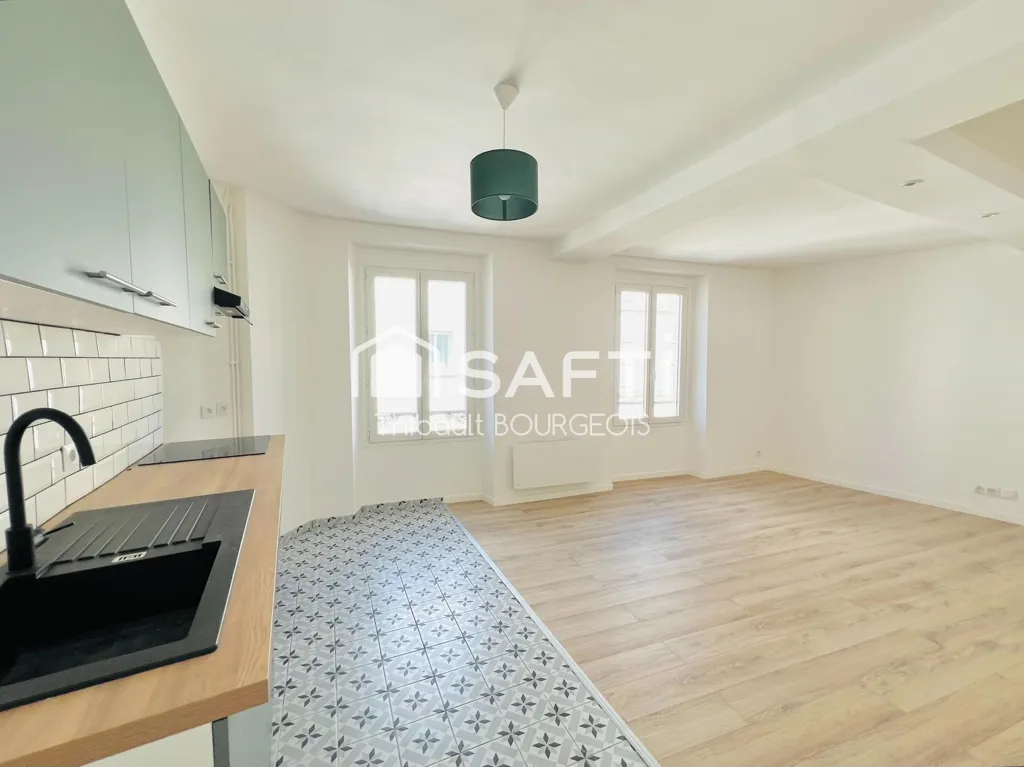 Cuisine - Duplex Rénové Proche des Transports à Choisy-le-Roi