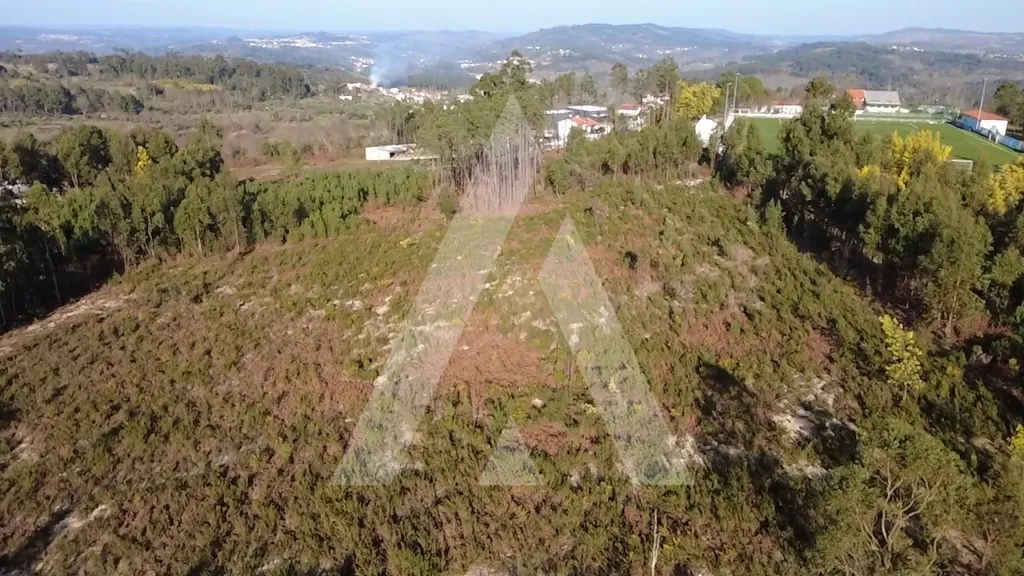 Vue aérienne - Rural Land with Easy A25 Access in Mangualde