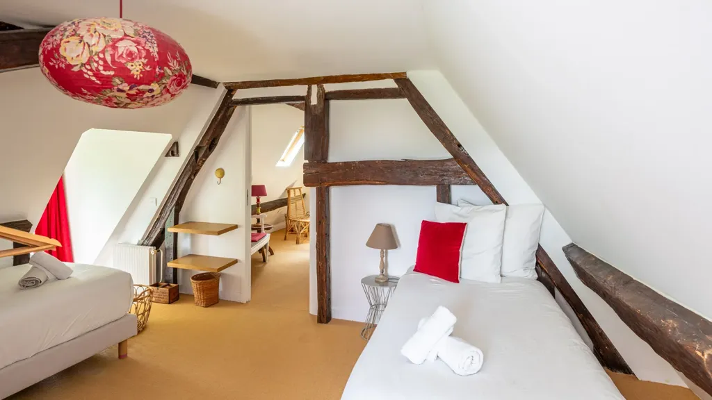 Bedrooms - Renaissance Mill with Equestrian Facilities near Paris
