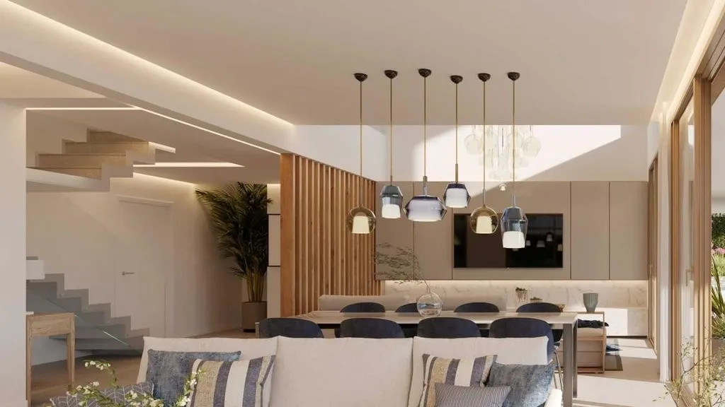 Living Room - Luxury Villa with Sea View in Marbella