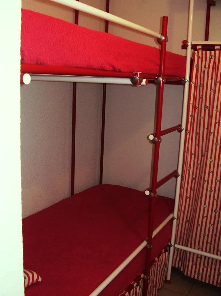 Chambres - Appartement T2 Cabine avec Parking à Proximité de la Plage