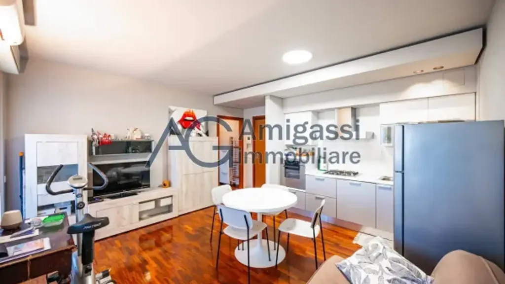 Köök - Luxury Duplex with Balcony in Scanzorosciate