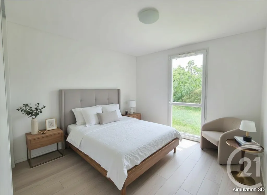 Chambres - Appartement 3 Pièces avec Jardin à Saint-Ouen-l'Aumône