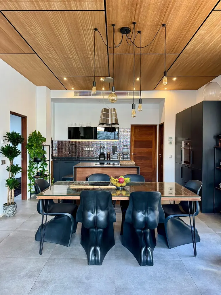 Salle à manger - Contemporary Apartment with Pool in San Josep