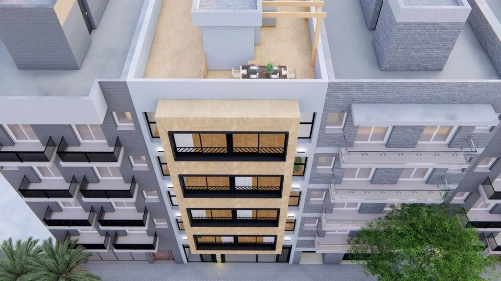Õhuvaade - Plot with Construction Project in El Altet