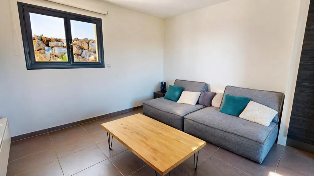 Séjour - Villa avec Vue Mer à Treilles