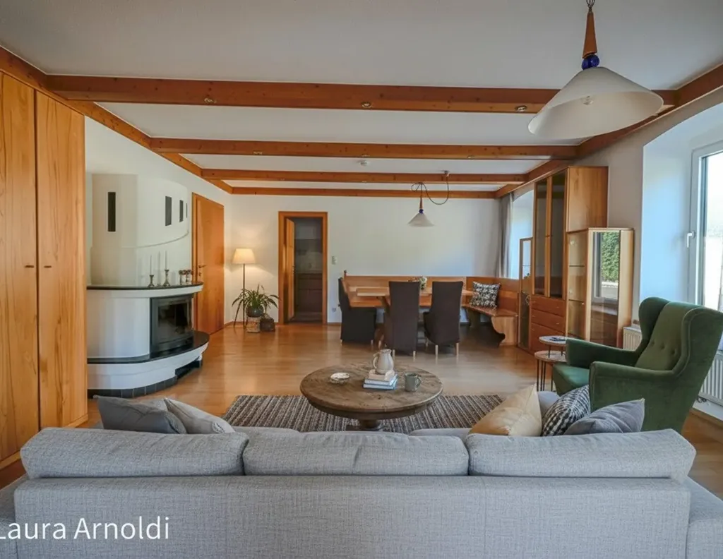 Séjour - Spacious Rental Flat with Panoramic View in Kufstein