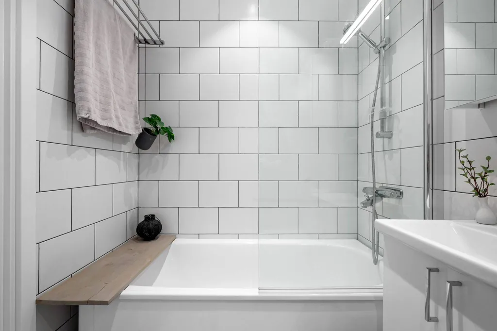 Salles de bain - Apartment with Balcony in Skellefteå