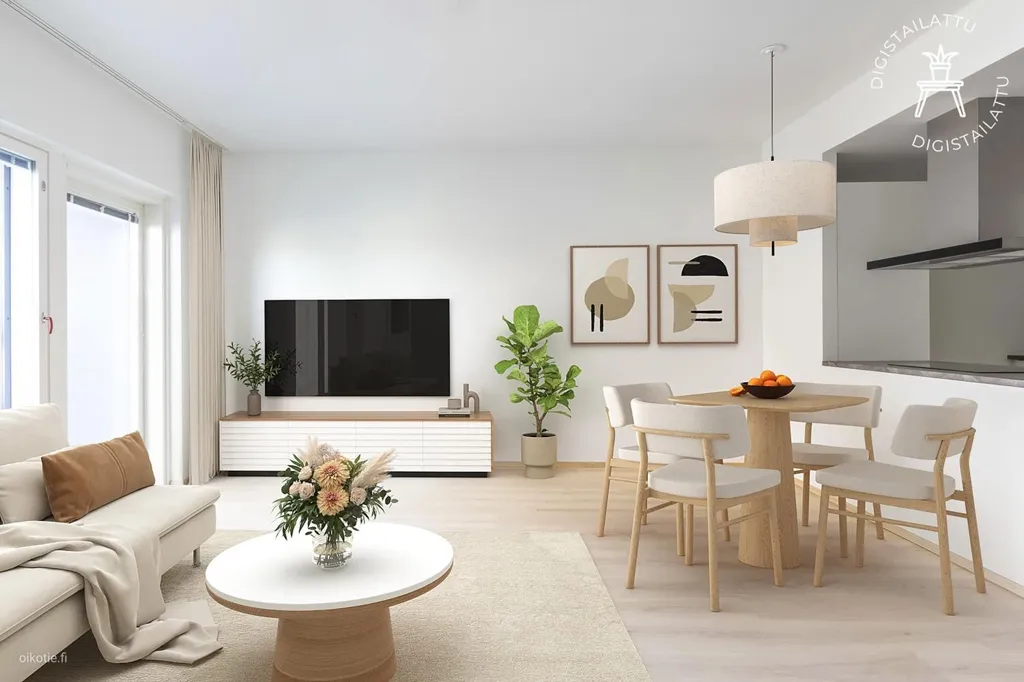 Soggiorno - Modern Flat with Balcony in Turku