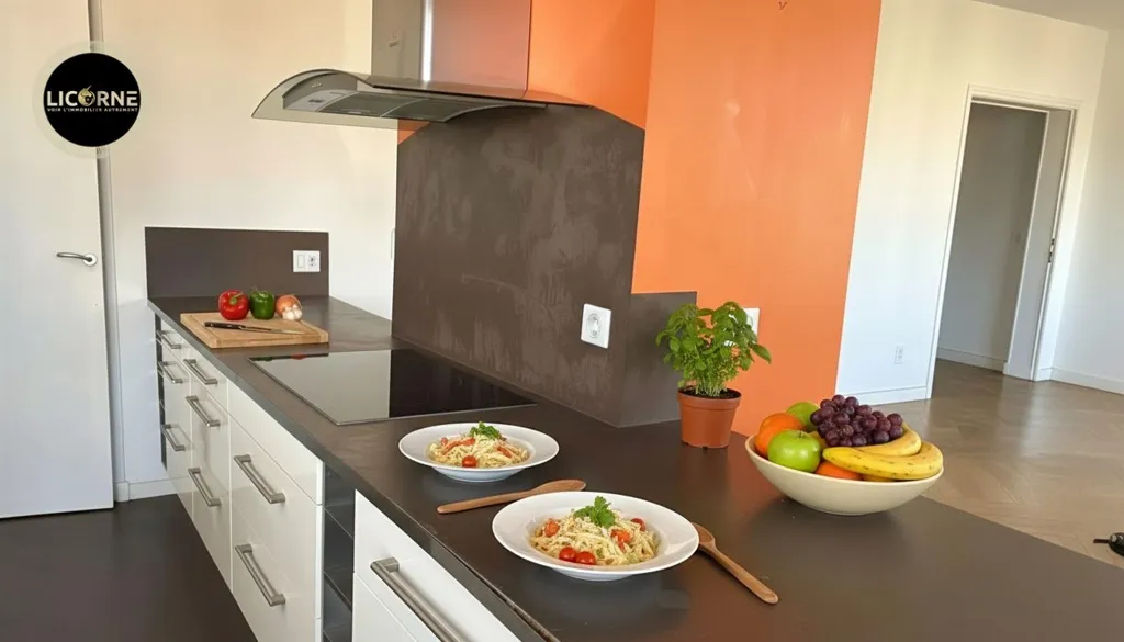 Köök - Luxury Apartment with Balcony in Marseille