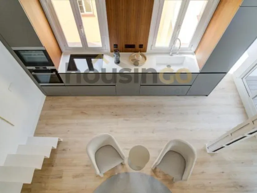 Kitchen - Modern Penthouse with Central Madrid Views