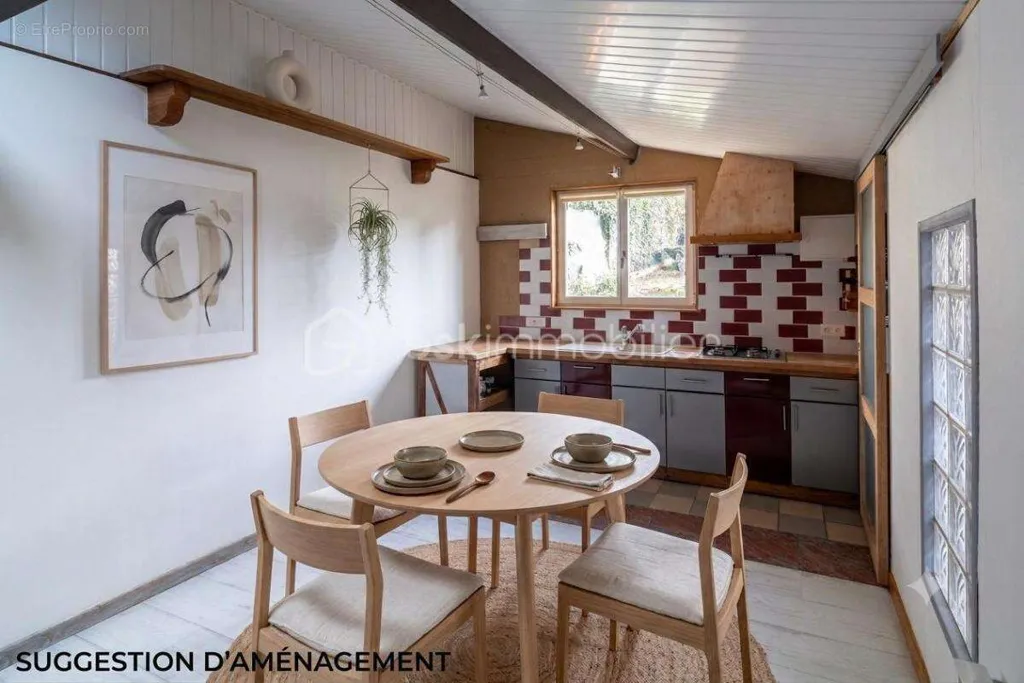 Sala da pranzo - Maison Meulière with Studio near Seine