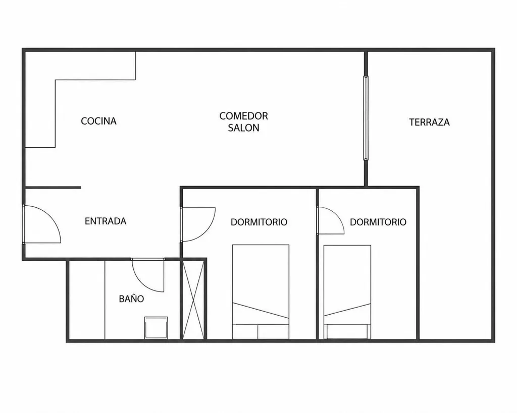 Plan - Apartment with Terrace in Empuriabrava