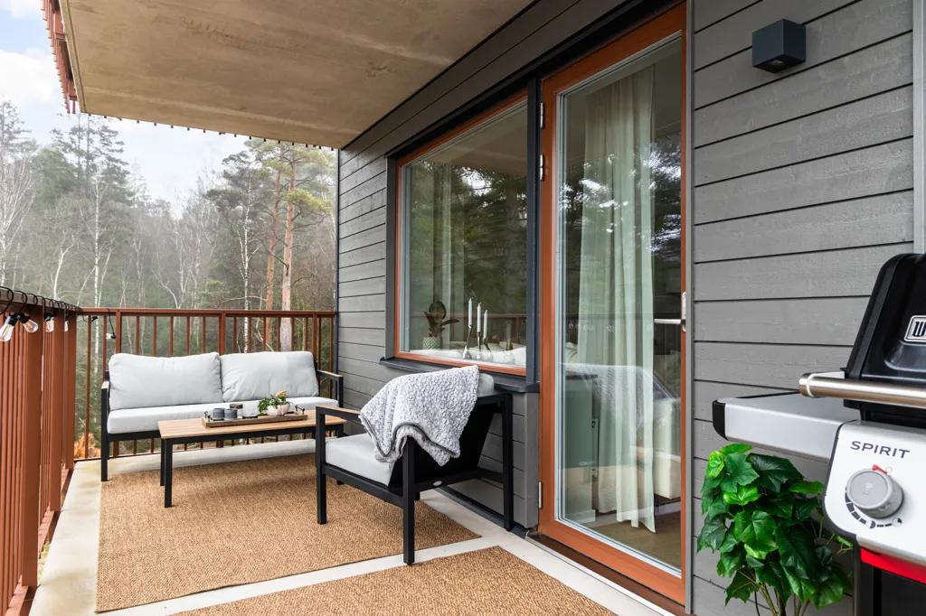 Balcon - Modern Apartment with Forest View in Hills Villastad