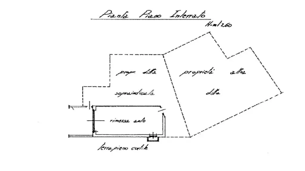 Plan - Villa with Panoramic Terraces in Pecetto Torinese
