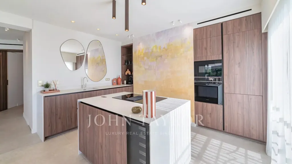 Cuisine - Penthouse avec Vue Mer à Cannes
