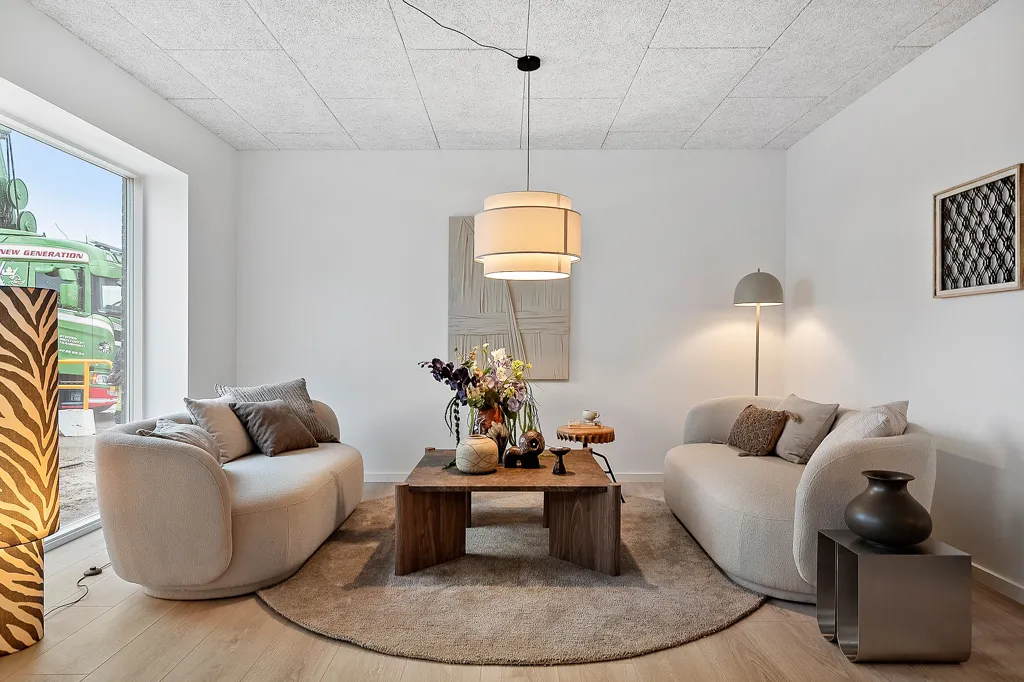 Séjour - New 5-Bedroom Terraced House in Haslev