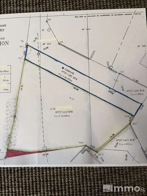 Planimetria - Constructible Plot with View in Thiviers