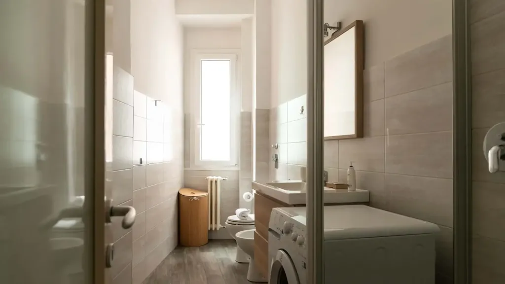 Salles de bain - Modern Flat with Balcony in Milan