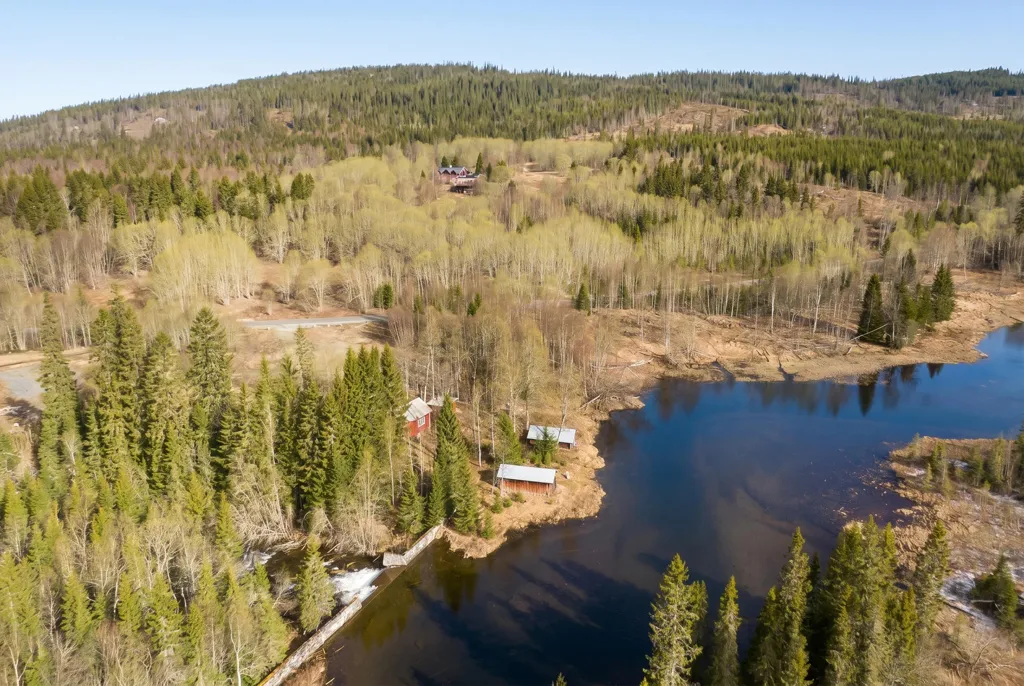Õhuvaade - Villa with Lake View near Kallsjön