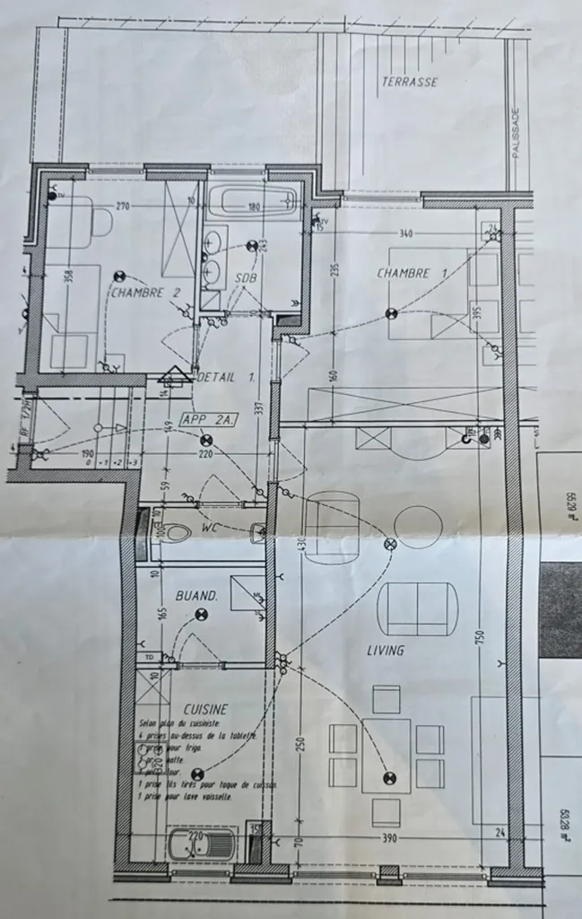 Planimetria - 2-Bed Apartment with Terrace in Silly