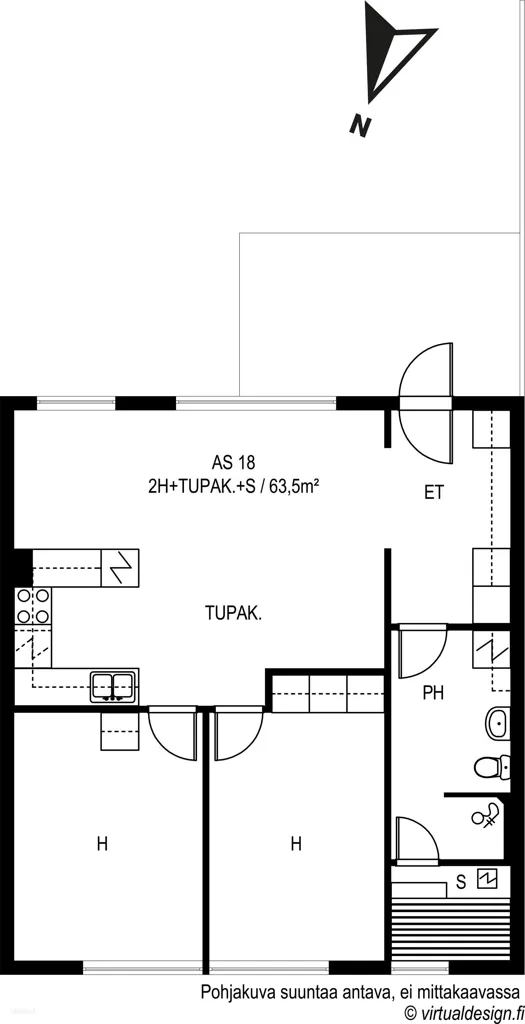 Maison 3 pièces à FI